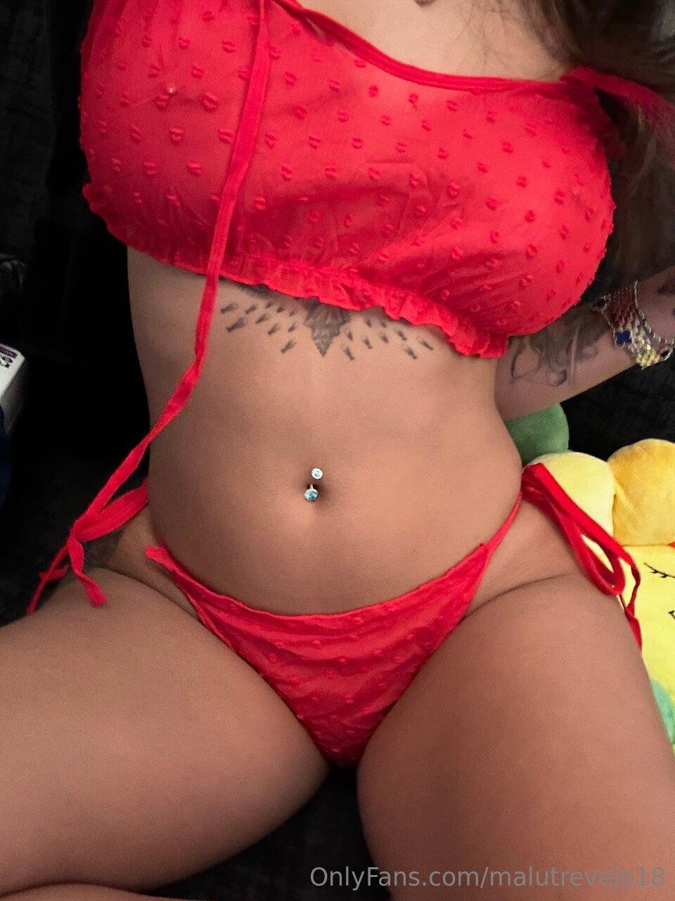 malu_trevejo_sexy_see-through_red_outfit_onlyfans_set_leaked-dnnbie