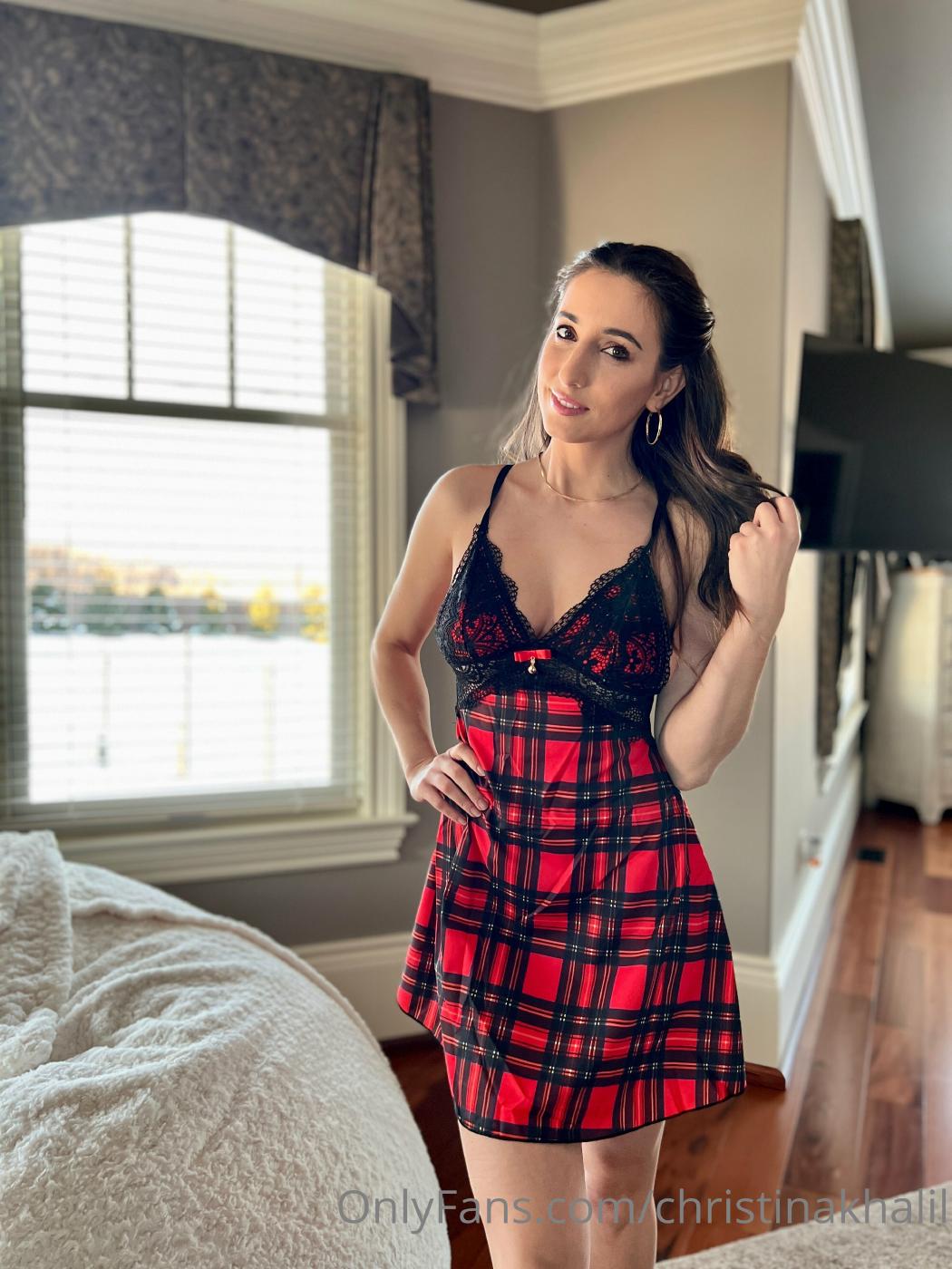 christina_khalil_red_flannel_lingerie_onlyfans_set_leaked-iorojs-influencersgonewild