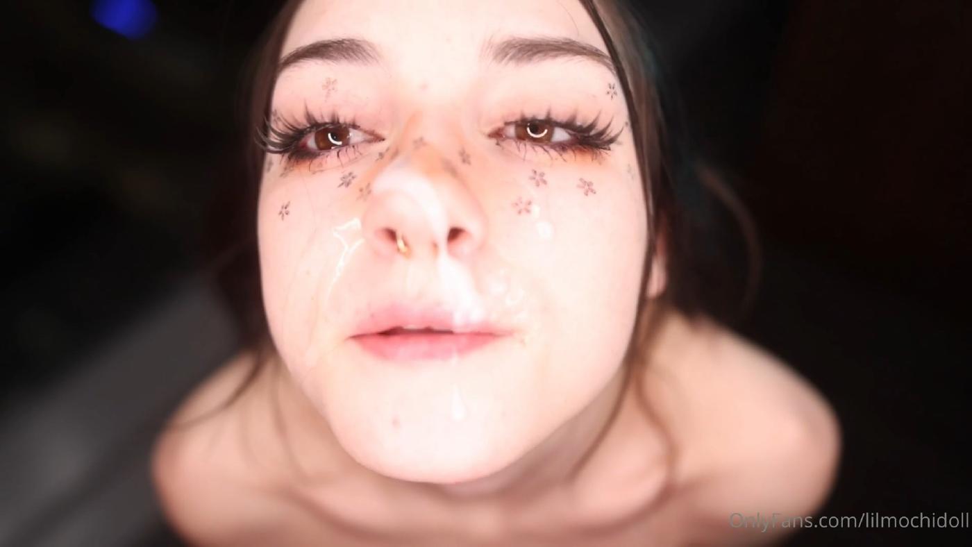 lilmochidoll cumshot facial sex tape onlyfans video leaked porjdg influencers gonewild